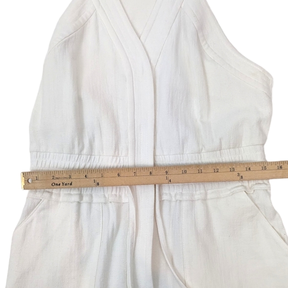 Rebecca Minkoff Sleeveless Racerback Mini Dress Womens Large White NEW Y2k - Picture 12 of 15